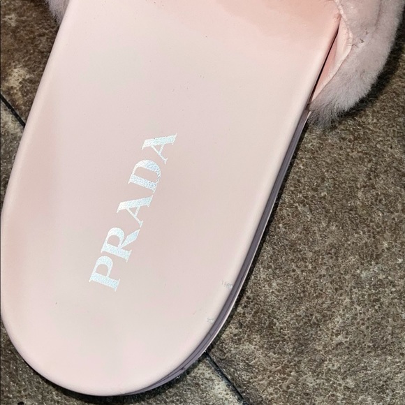 Prada Shearling Slides - Picture 4 of 5